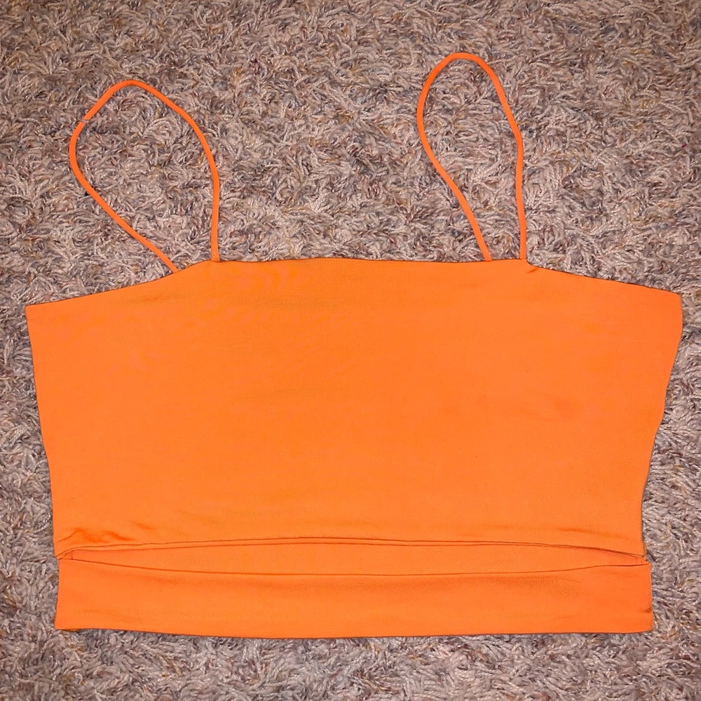 Orange crop top!